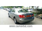 2,800,000FCFA-TOYOTA COROLLA VERSION 2004-OCCASION DU CAMEROUN EN BOITE AUTOMATIQUE. - 26423