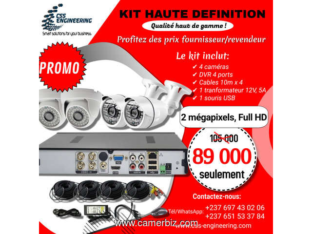 KIT 4 CAMERAS DE SURVEILLANCE - 28964