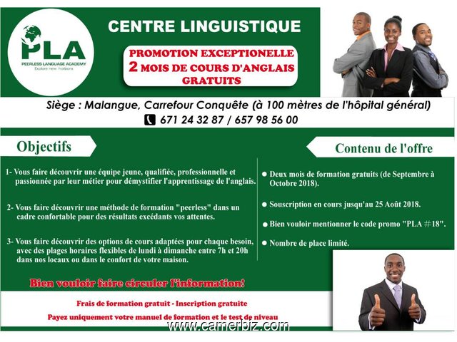 PROMO EXCEPTIONNELLE A PLA (CENTRE LINGUISTIQUE) - 3031