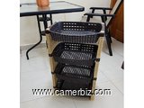 Rattan Eco 4 Pcs Vegetable Rack - 3099