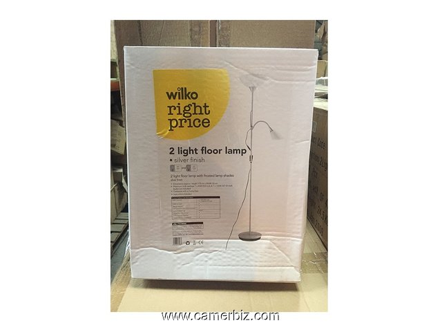 Wilko 2 Light Floor Lamp. Original & brand new @ 19,900 Frs!!! - 3127