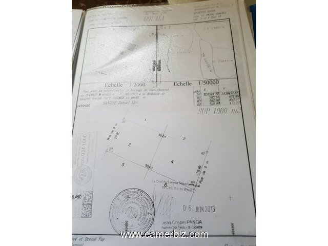 Terrain titré a vendre a yassa japoma - 3130