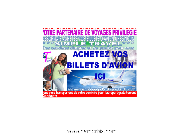 achetez vos billet en ligne et a moindre cout - 3144