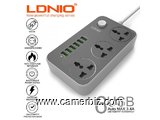 LDNIO Rallonge Avec 6 USB Port Système de Charge Rapide + 3 prise de courant Original! États Unis! - 3146