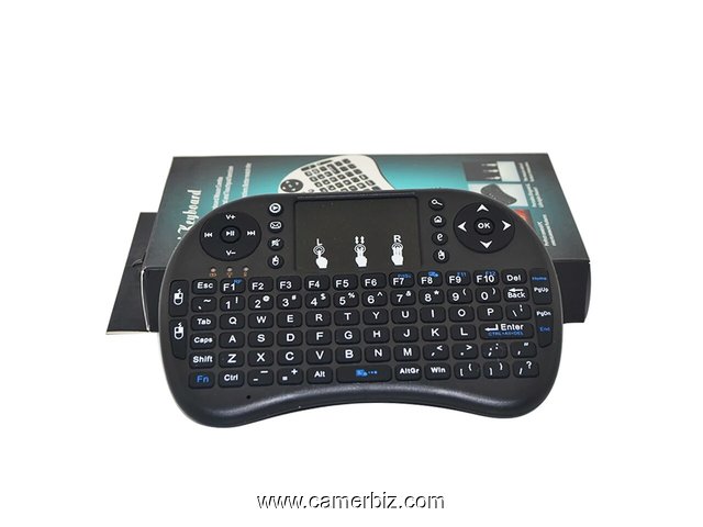 Clavier raspberry sans fil 2.4 Ghz avec souris intégré, rechargeable fourni avec cordon android , - 3176