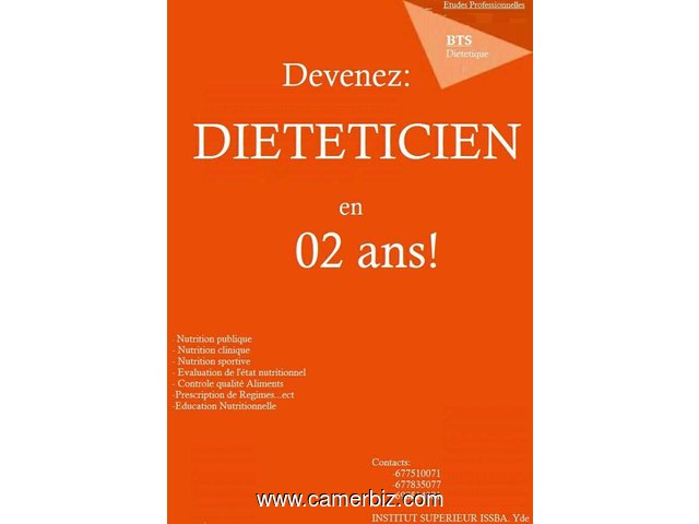 Etudes en diététique au Cameroun  - 3182