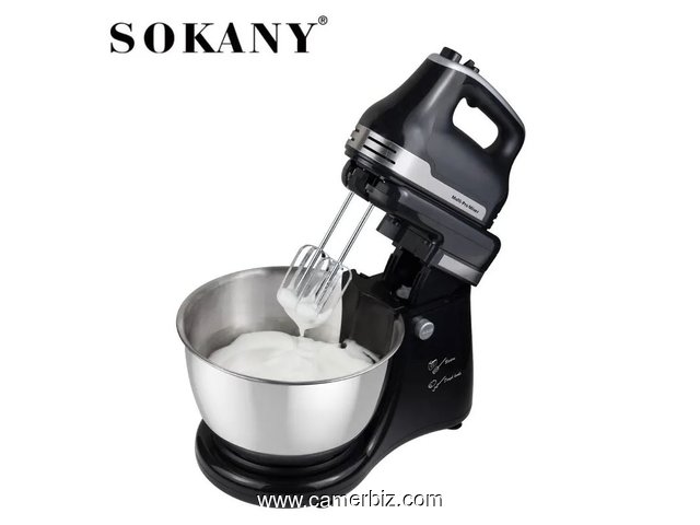 Mélangeur professionnel avec bol Sokany - Batteur sur socle - 4.2 L - 800 W - 31942