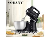 Mélangeur professionnel avec bol Sokany - Batteur sur socle - 4.2 L - 800 W - 31942