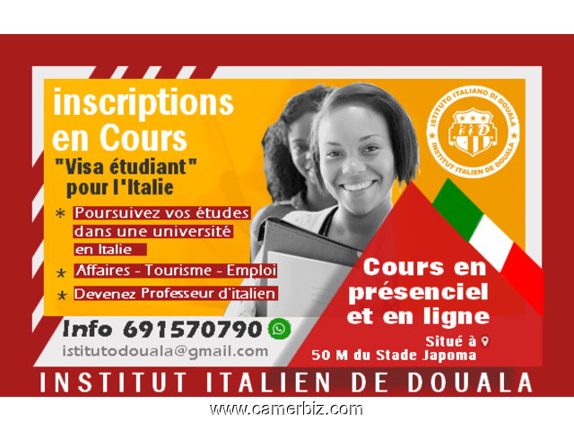 POURSUIT TES ETUDES EN ITALIE (Inscriptions en cours) - 32334