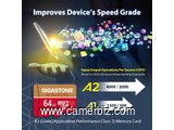 Carte memoire Micro SD 64 Go Gigastone - compatible avec Caméra 4K Pro et drones - Classe 10 U3 V30 - 32441