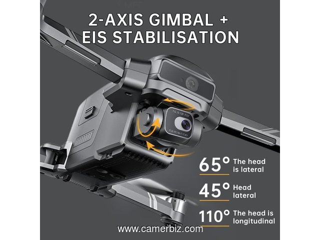 Drone professionnel SJRC F22S 4K PRO - caméra 4K, évitement d'obstacles laser, cardan 2 axes + EIS - 32443