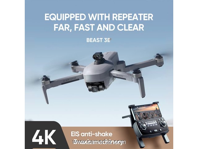 Drone professionnel ZLL SG906 MAX2 - caméra 4K HD - EIS - gimbal 3 axes - 2 batteries - 32444