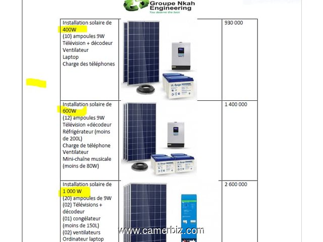 Équipements / kits  solaire - 32877