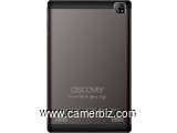 Tablette Discover T1 Dual SIM- 8 pouces, Quad Core, Dual Sim + Powerbank + ecouteurs + pochette - 33049