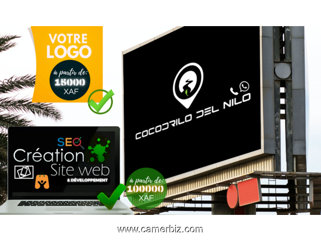 CREATION DE SITE WEB. LOGO ET E-COMMERCE SUR MESURE EN AFRIQUE | WEB SITES AND LOGO DESIGN - 33137