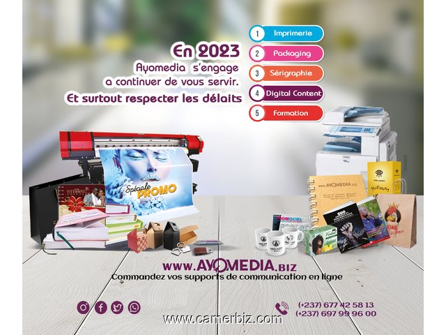 IMPRESSIONS NUMÉRIQUE DE QUALITÉ CHEZ AYOMEDIA - 33154