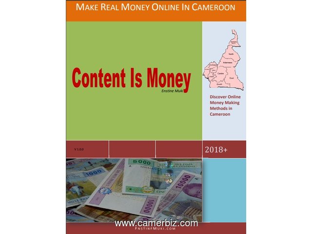 Content Is Money - Book written to train Cameroonians how to make money online being in Cameroon  - 3322