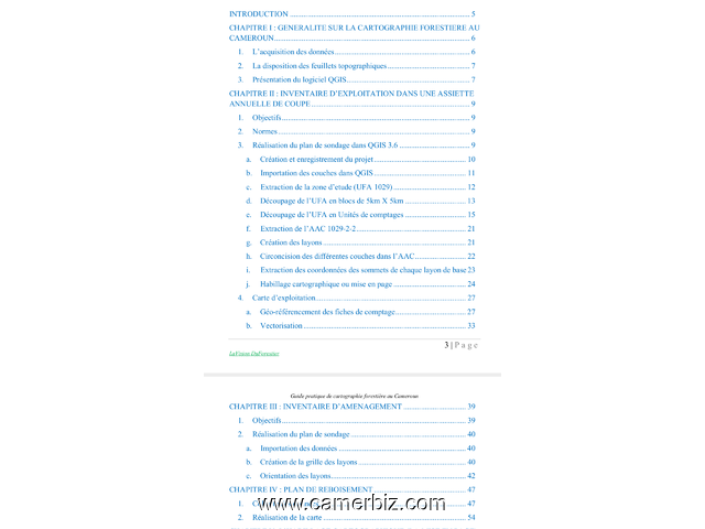 Guide pratique de Cartographie forestière au Cameroun - 33303