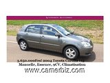 2004 Toyota Corolla 115 à vendre à Yaoundé. Manuelle, Climatisation, Moteur 4 Cylinder - 33354