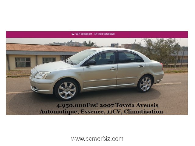 2007 Toyota Avensis Automatique. YAOUNDE. - 33357