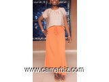 JUPE ÉLÉGANTE ORANGE T42 5.990 F CFA (CJ0016) - 33380