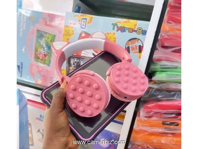 Bebe Tygra-8s Tablette éducative pour enfants - 4 Go / 128 Go - 5000 mAh Single Sim avec écouteurs - 33582