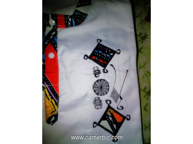 chemise afritude-white design-XL - 3375