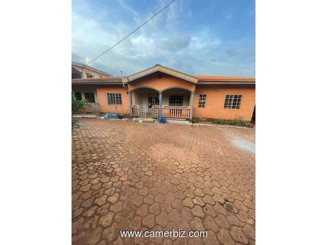 Grande villa avec clim, parking à Nkolmesseng. 4 chambres 4 douches, 2 salons, magasin - 33956