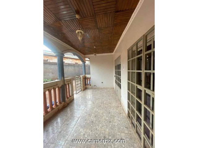 Grande villa avec clim, parking à Nkolmesseng. 4 chambres 4 douches, 2 salons, magasin - 33956