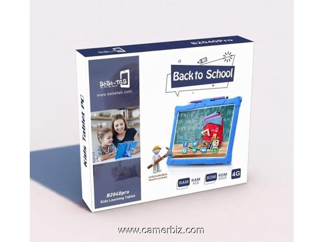 Tablette Enfant Bebe Tab B2040 PRO+ - 256 GB ROM - 6 GB RAM - Android  Dual Sim - Écran 10 pouces - 34273