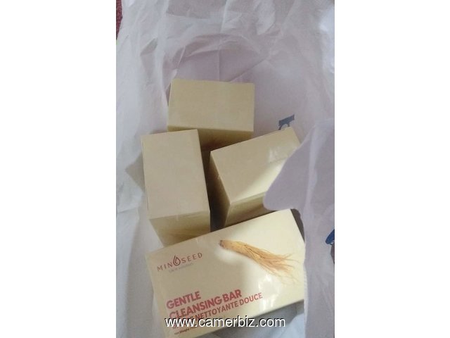 MINOSEED SAVON AU GINSENG ET AUX PARTICULES DE FEUILLES D’OR LUXUEUSES  - 34414