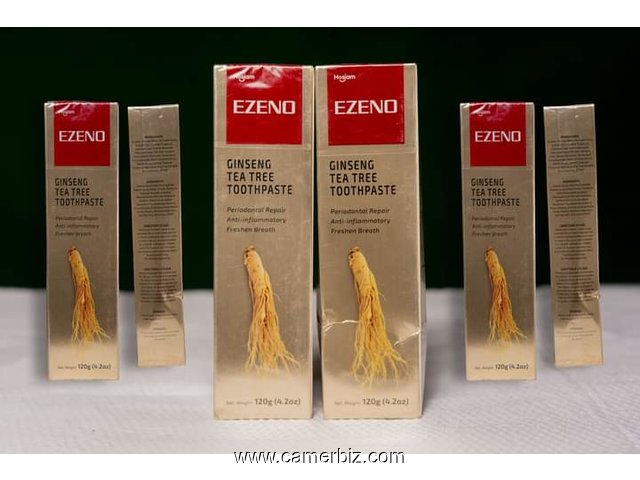 DENTIFRICE EZENO AU GINSENG ET À L ARBRE DE THÉ  - 34415