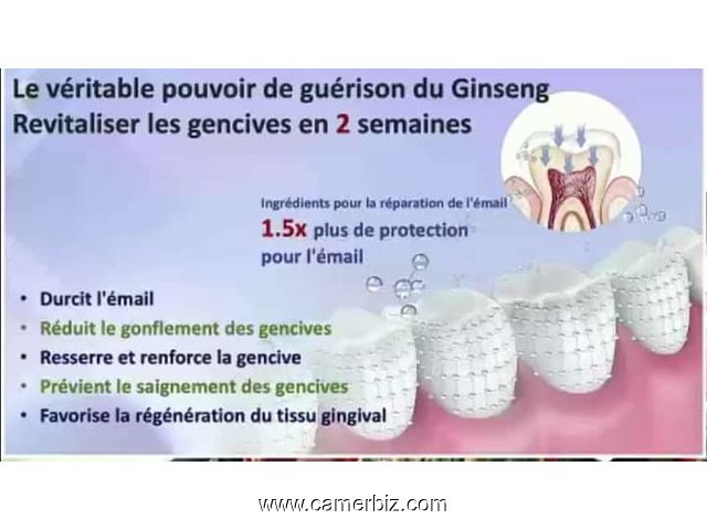 DENTIFRICE EZENO AU GINSENG ET À L ARBRE DE THÉ  - 34415