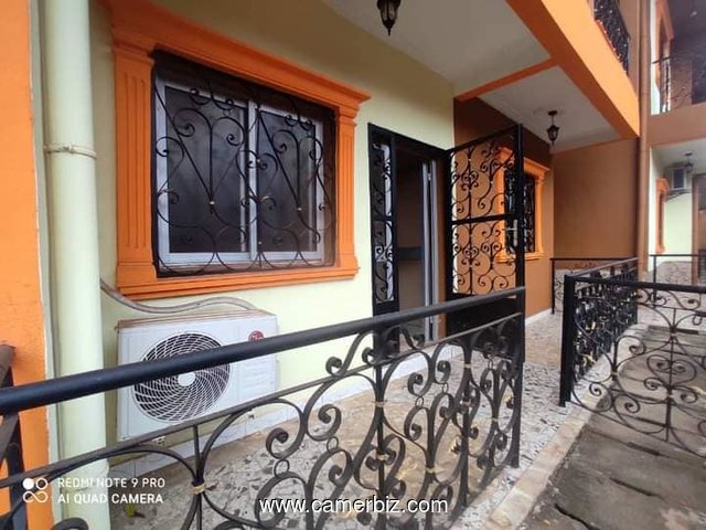 Appartement neuf avec clim, eau chaude forage parking à Nkoabang Lada, en bordure de route - 34432