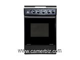 NASCO CUISINIERE A GAZ 4 FOYERS NOIR 50X50 - 3507