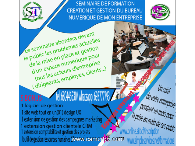  Invitation au séminaire de formation pratique pour entreprise. - 3561