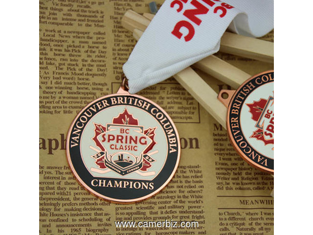 Hockey Tournament Custom Medals - 3565