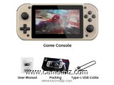 Console de jeu portable M17 avec 19.000 Jeux intégrés, 64 Go, grand écran de 4,3 pouces, PSP, PS1