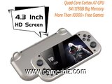Console de jeu portable M17 avec 19.000 Jeux intégrés, 64 Go, grand écran de 4,3 pouces, PSP, PS1 - 35834