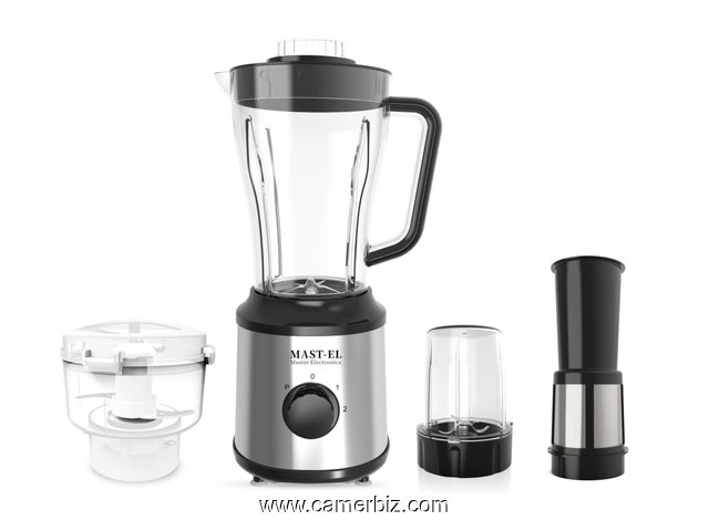 Mixeur MAST-EL multifonction 4 en 1 avec bols incassables. Produit allemand. - 35987