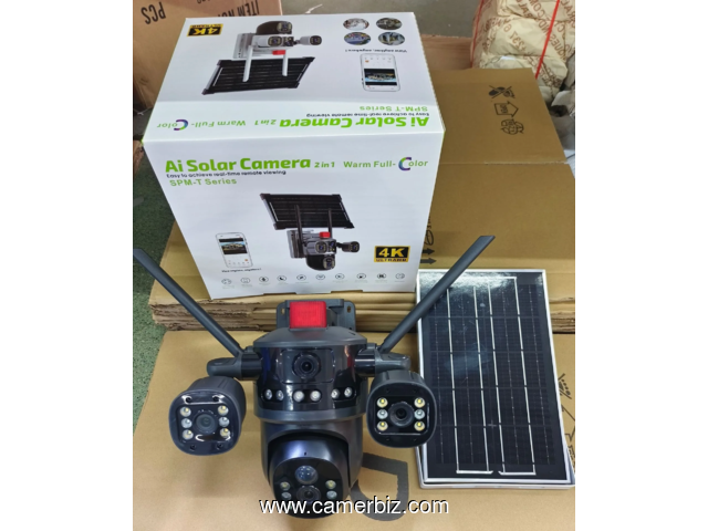 Caméra Solaire CCTV Q19 LTE 4G  Gardez un œil sur ce qui compte, peu importe la distance ! - 36083