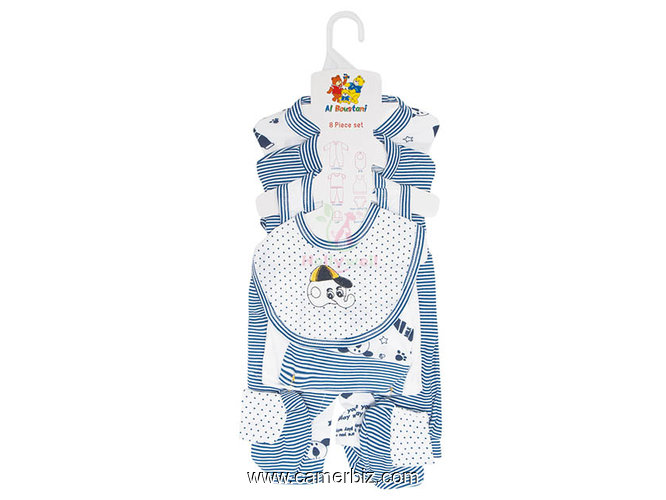 Baby cherie 8 pcs - Ensemble Boustani 8 en 1 pour bebe - 36121
