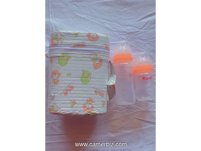 Protège biberon double + 2 bieberons - 36127