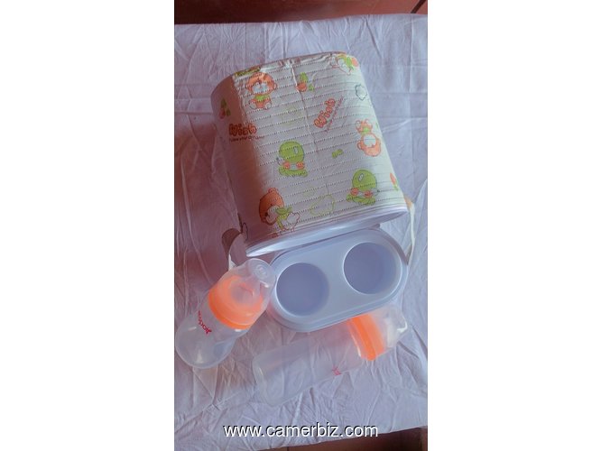 Protège biberon double + 2 bieberons - 36127