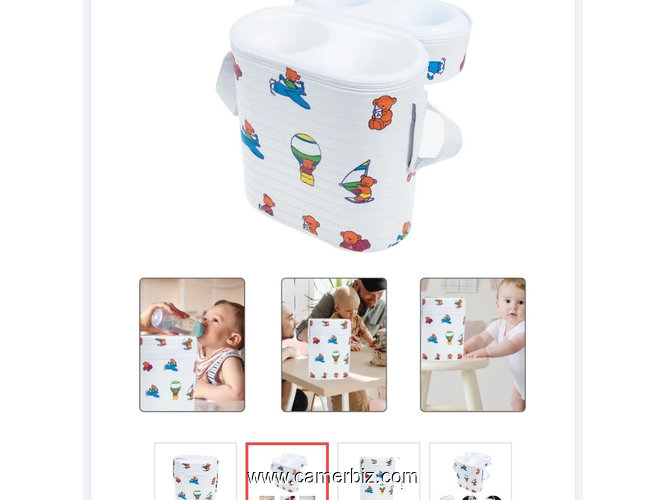 Protège biberon double + 2 bieberons - 36127