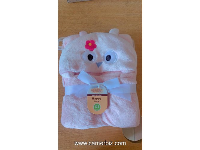 Couette bébé douce à capuche Happy baby - 36128