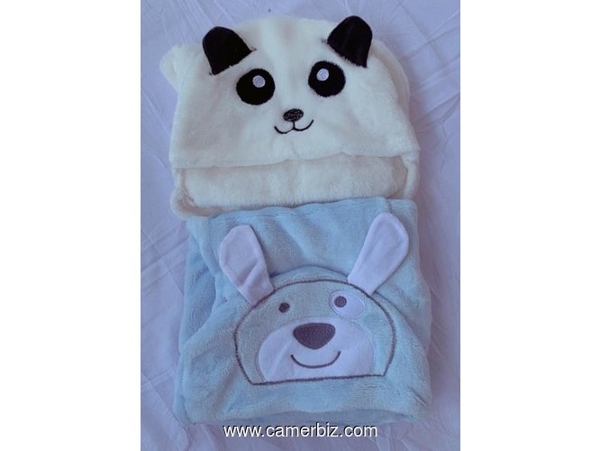 Couette bébé douce à capuche - 36133