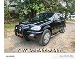 3,400,000FCFA-MERCEDES ML270 4X4WD-VERSION 2003-OCCASION DU CAMEROUN- FULL OPTION