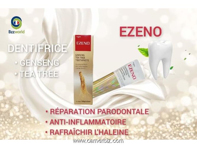 DENTIFRICE EZENO AU GINSENG ET À L ARBRE DE THÉ  - 36155