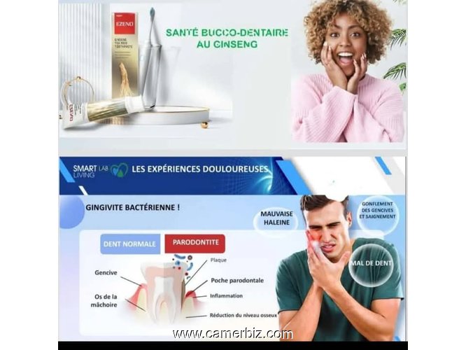 DENTIFRICE EZENO AU GINSENG ET À L ARBRE DE THÉ  - 36155